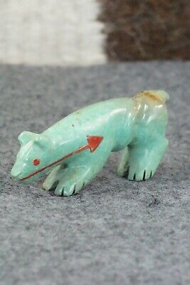 Mountain Lion Zuni Fetish Carving - Andres Quandelacy