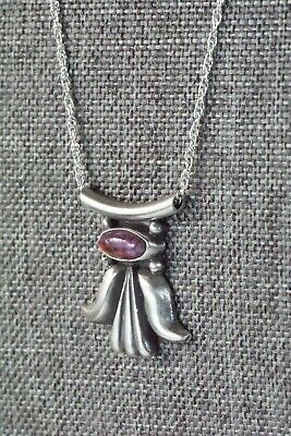 Spiny Oyster & Sterling Silver Necklace - Sharon McCarthy