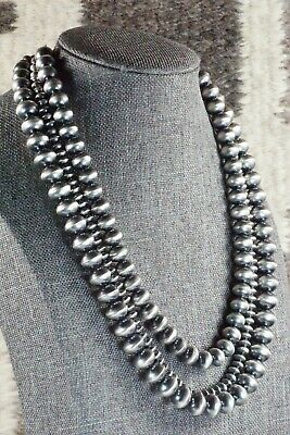 Sterling Silver Navajo Pearl Necklace - Preston Haley
