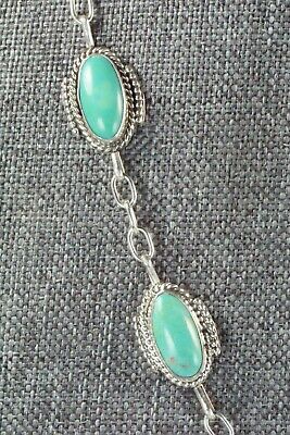 Turquoise & Sterling Silver Necklace - Jan Mariano