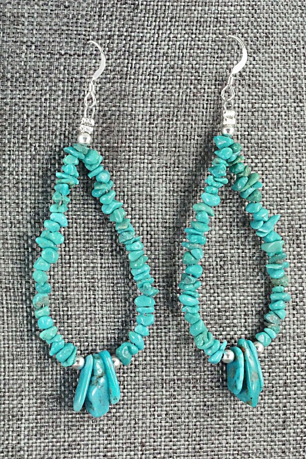 Turquoise & Sterling Silver Earrings - Tammy Nolcot