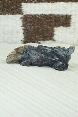 Badger Zuni Fetish Carving - Alvin Haloo - High Lonesome Trading