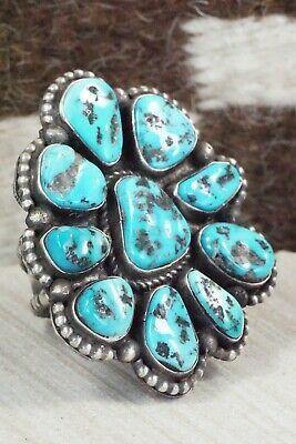 Turquoise & Sterling Silver Ring - Shawn Cayatineto - Size 10.5 - High Lonesome Trading
