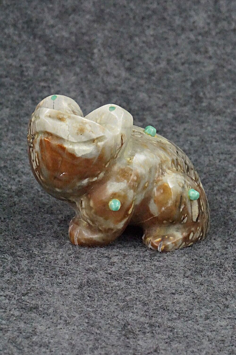 Frog Zuni Fetish Carving - Enrike Leekya