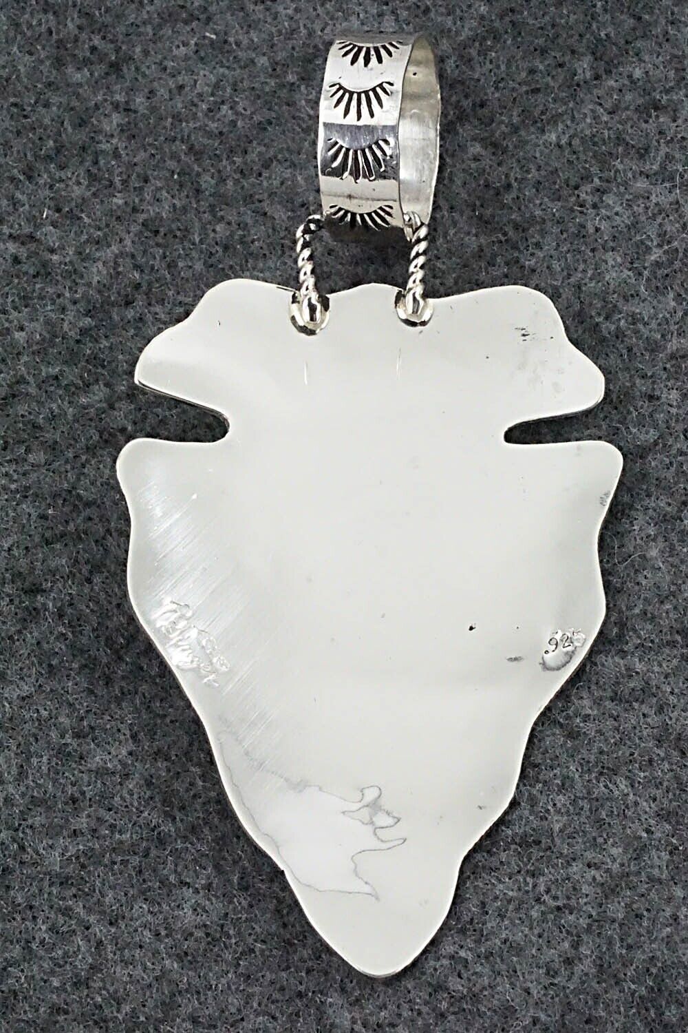 Turquoise & Sterling Silver Pendant - Richard Singer
