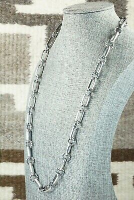 Sterling Silver Chain Necklace - Lawrence Yazzie