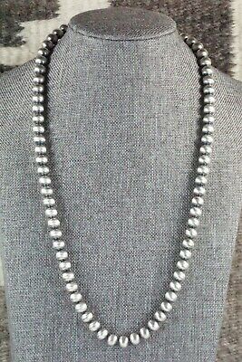 Sterling Silver Navajo Pearl Necklace - Jan Mariano