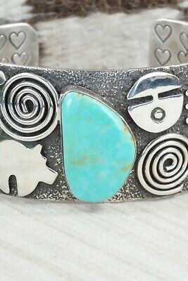 Turquoise & Sterling Silver Bracelet - Alex Sanchez