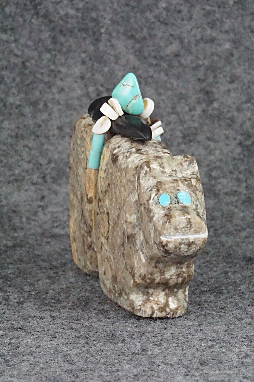 Bear Zuni Fetish Carving - Casey Phillips
