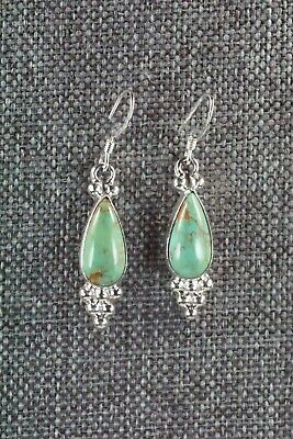 Navajo Turquoise & Sterling Silver Earrings - Sharon McCarthy