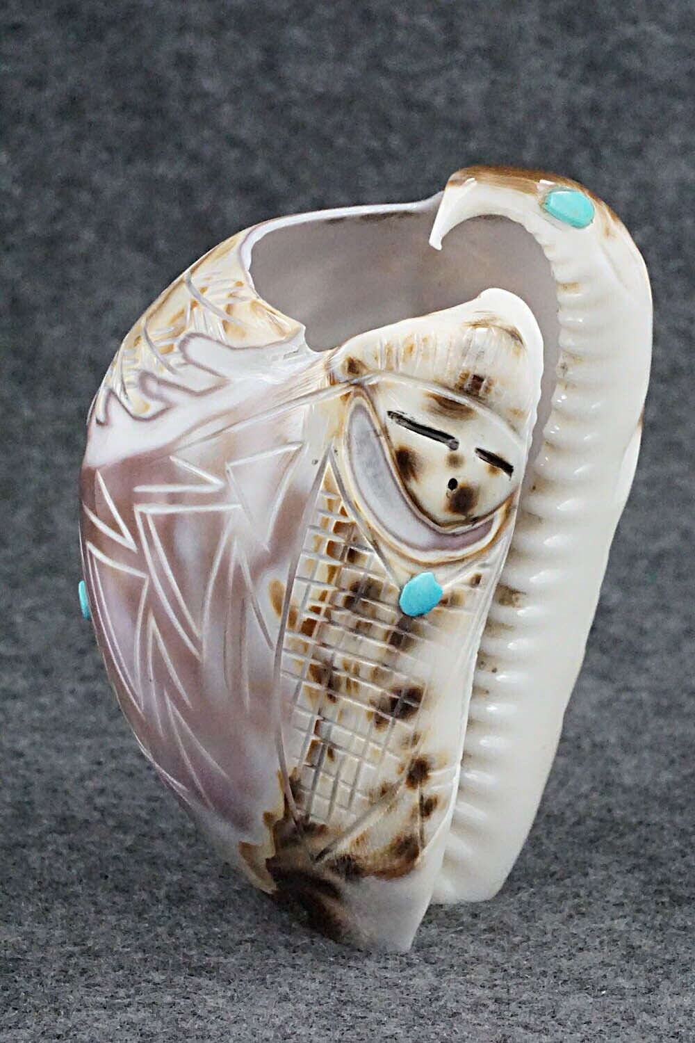 Corn Maiden Zuni Fetish Carving - Daniel Chattin