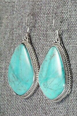 Turquoise & Sterling Silver Earrings - Annie Spencer