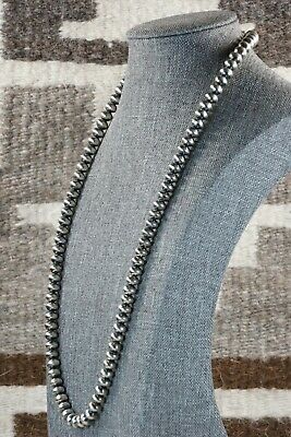 Navajo Sterling Silver Pearl Necklace - Jan Mariano