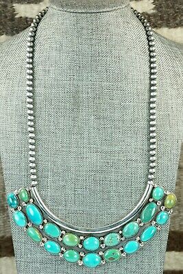 Turquoise & Sterling Silver Necklace - Roberta Begay