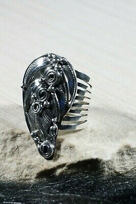 Navajo Sterling Silver Ring - Darrell Morgan - Size 10 - High Lonesome Trading
