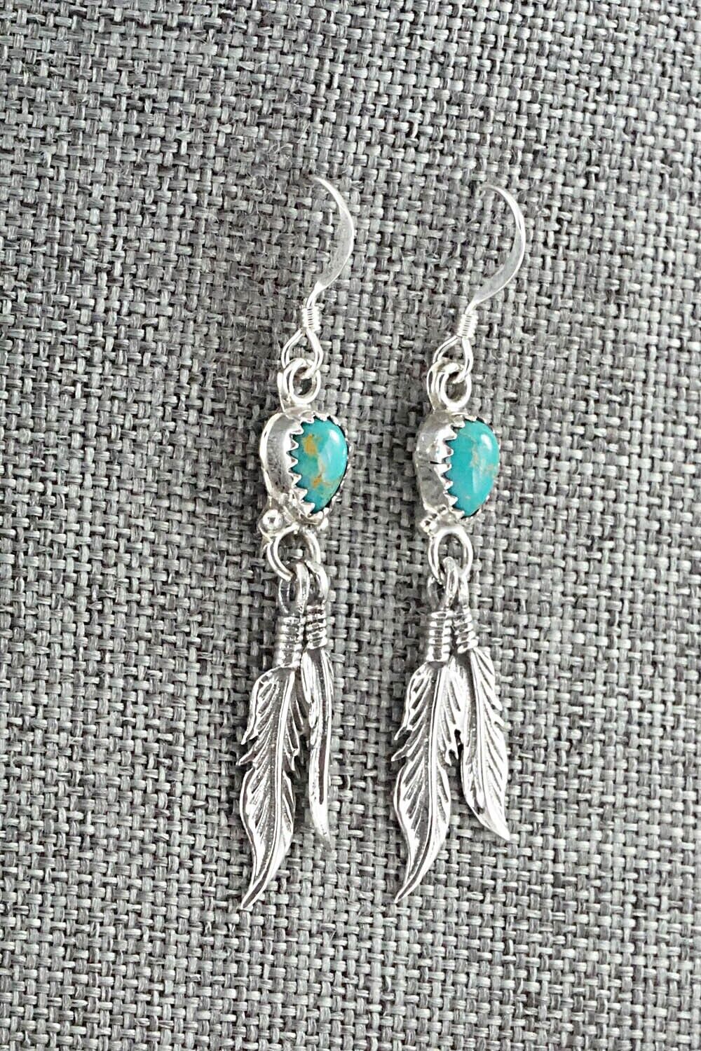 Turquoise & Sterling Silver Earrings - Emery Spencer