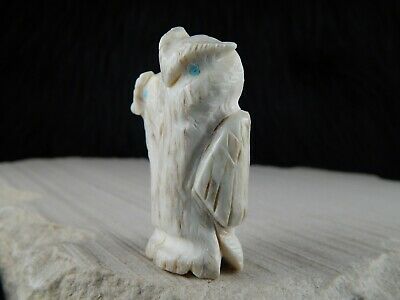 Owl - Zuni Fetish - Allison White - Zuni Owl Carving - Native American - High Lonesome Trading