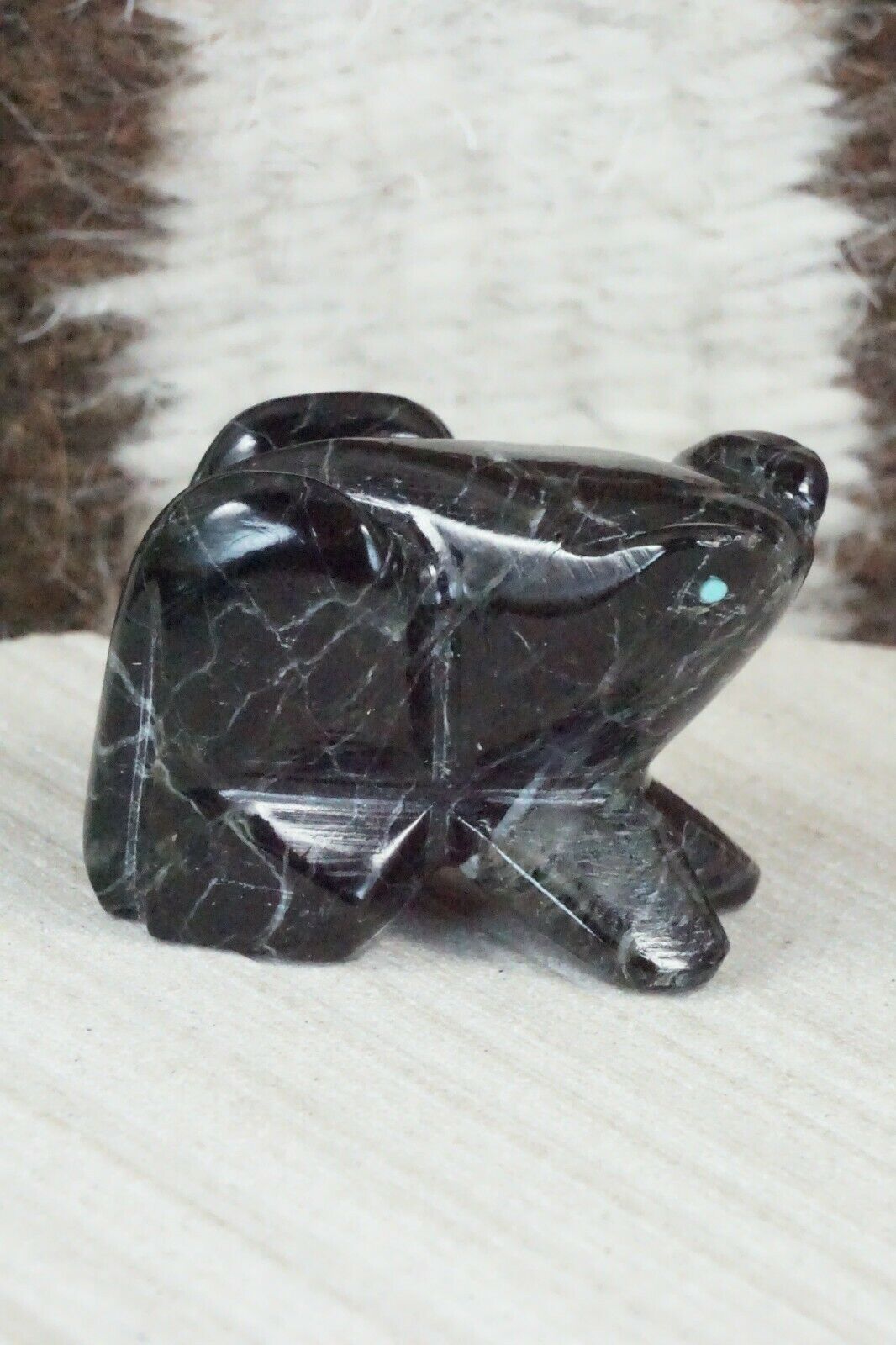 Frog Zuni Fetish Carving - Rick Quam - High Lonesome Trading