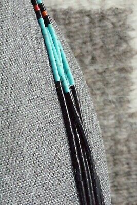 Turquoise, Coral & Jet Necklace - Esquipula Tenorio