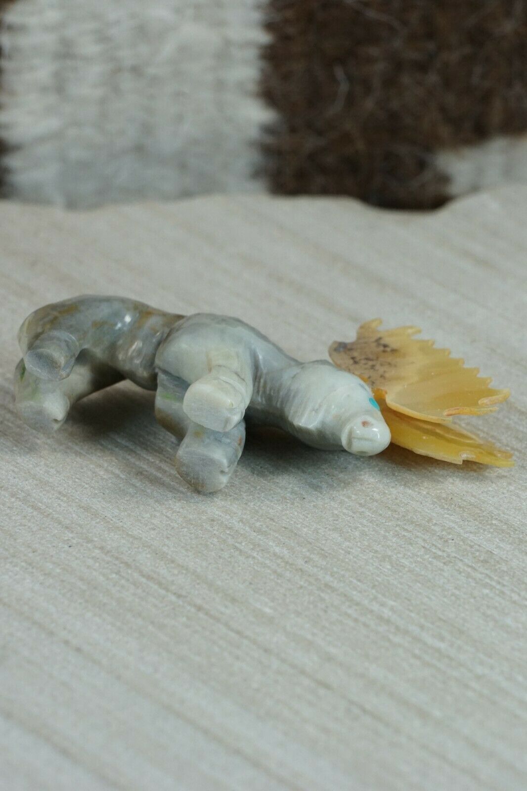 Moose Zuni Fetish Carving - Jonas Hastito