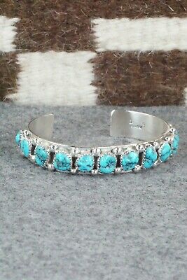 Turquoise and Sterling Silver Bracelet - Darleen Begay