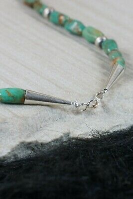 Turquoise & Sterling Silver Necklace - Native American