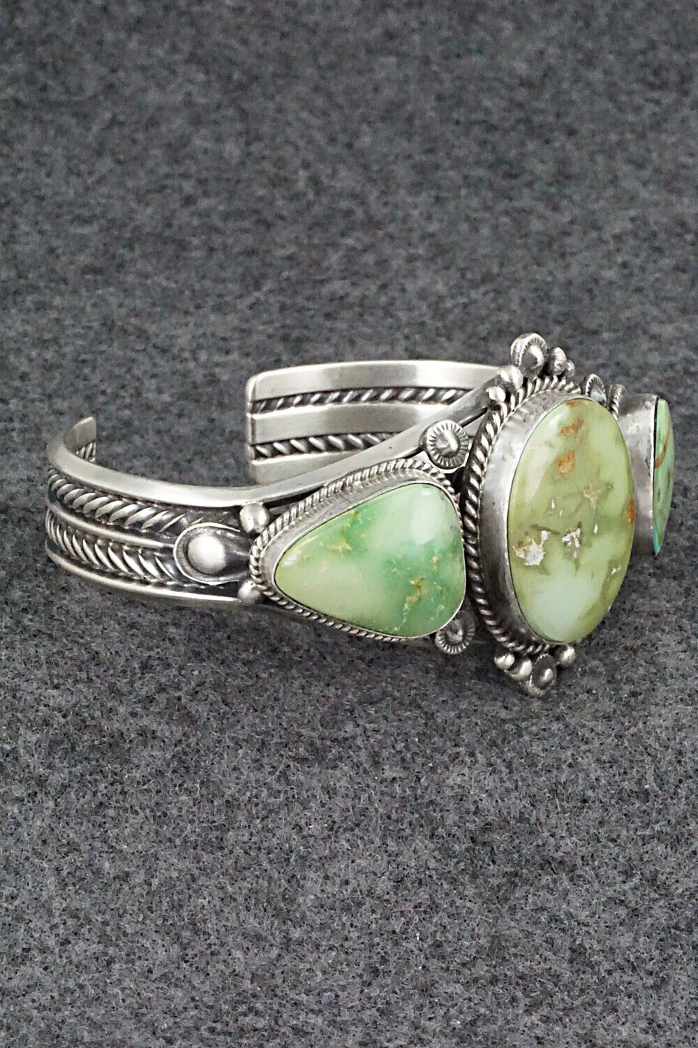 Turquoise & Sterling Silver Bracelet - Derrick Gordon