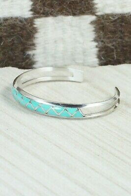 Turquoise & Sterling Silver Bracelet - Laurie Kallestewa