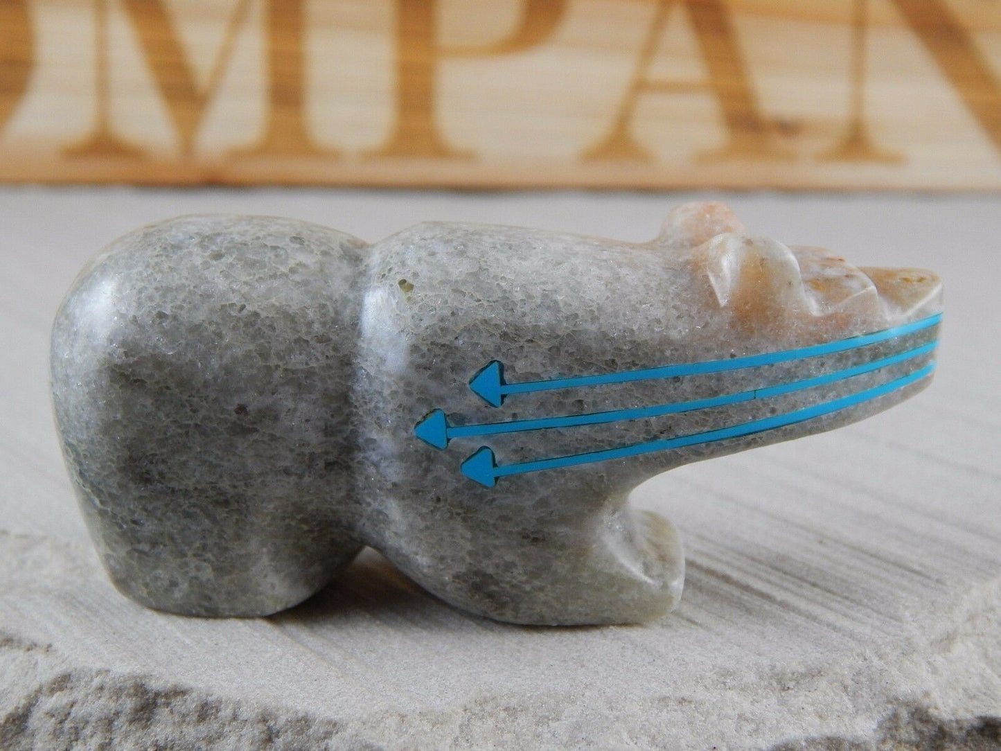 Bear - Zuni Fetish - Rodney Laiwakete - Zuni Bear Carving - Native American - High Lonesome Trading
