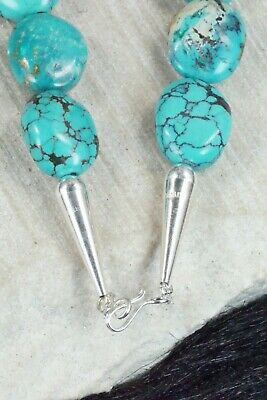 Turquoise & Sterling Silver Necklace - Navajo