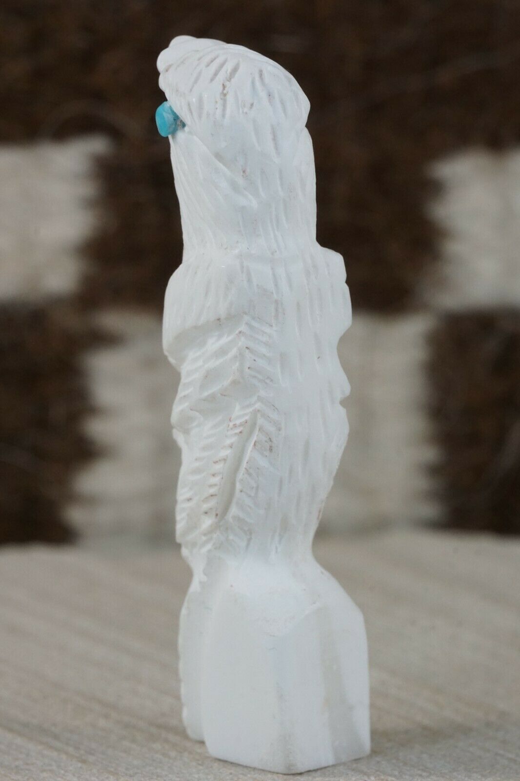 Eagle Zuni Fetish Carving - Lance Deysee - High Lonesome Trading