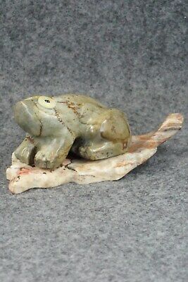 Frog Zuni Fetish Carving - Justin Natewa
