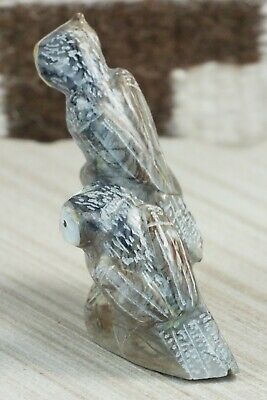 Owl Zuni Fetish Carving - Freddie Leekya