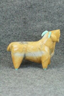 Goat Zuni Fetish Carving - Enrike Leekya