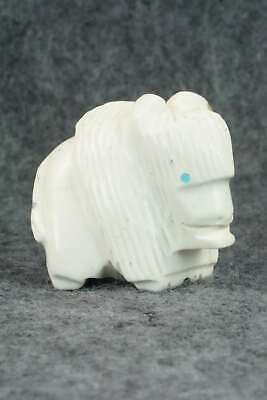 Buffalo Zuni Fetish Carving - Gilbert Lonjose