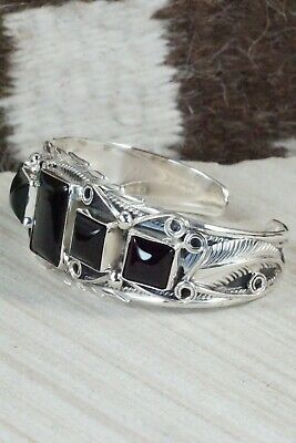 Onyx & Sterling Silver Bracelet - Davey Morgan