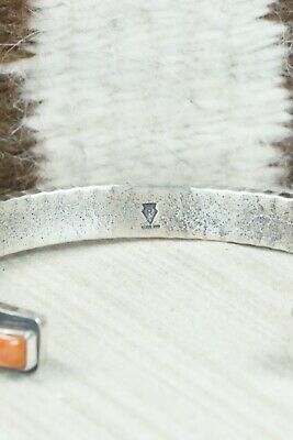 Spiny Oyster & Sterling Silver Bracelet - Ernest Rangel