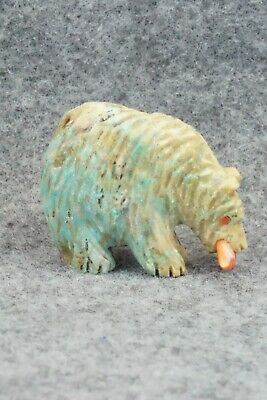 Bear Zuni Fetish Carving - Andres Quandelacy