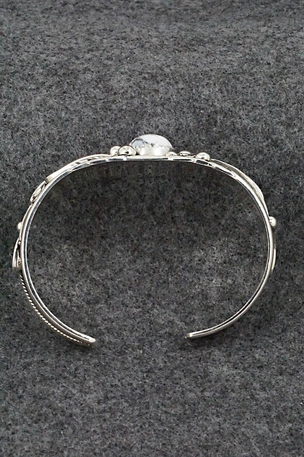 White Buffalo & Sterling Silver Bracelet - Davey Morgan