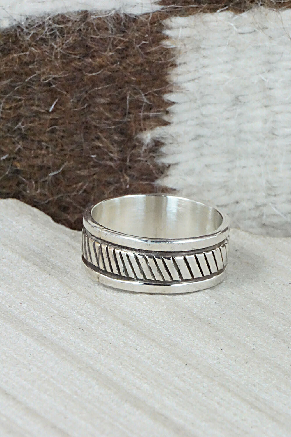 Sterling Silver Ring - Bruce Morgan - Size 11.5