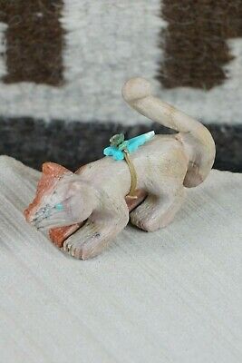 Mountain Lion Zuni Fetish Carving - Douglas Martza - High Lonesome Trading
