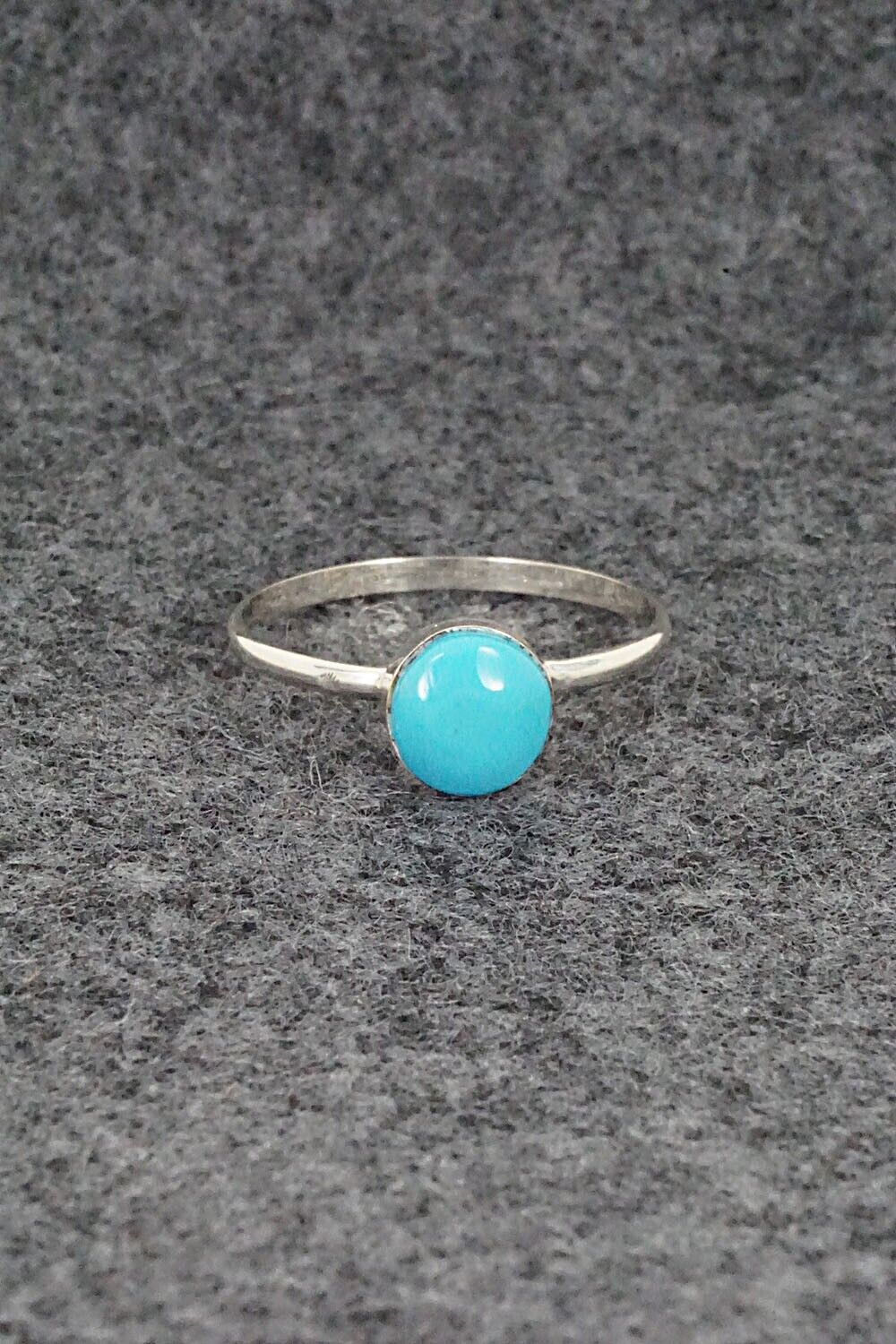 Turquoise & Sterling Silver Ring - Trista Slow - Size 7