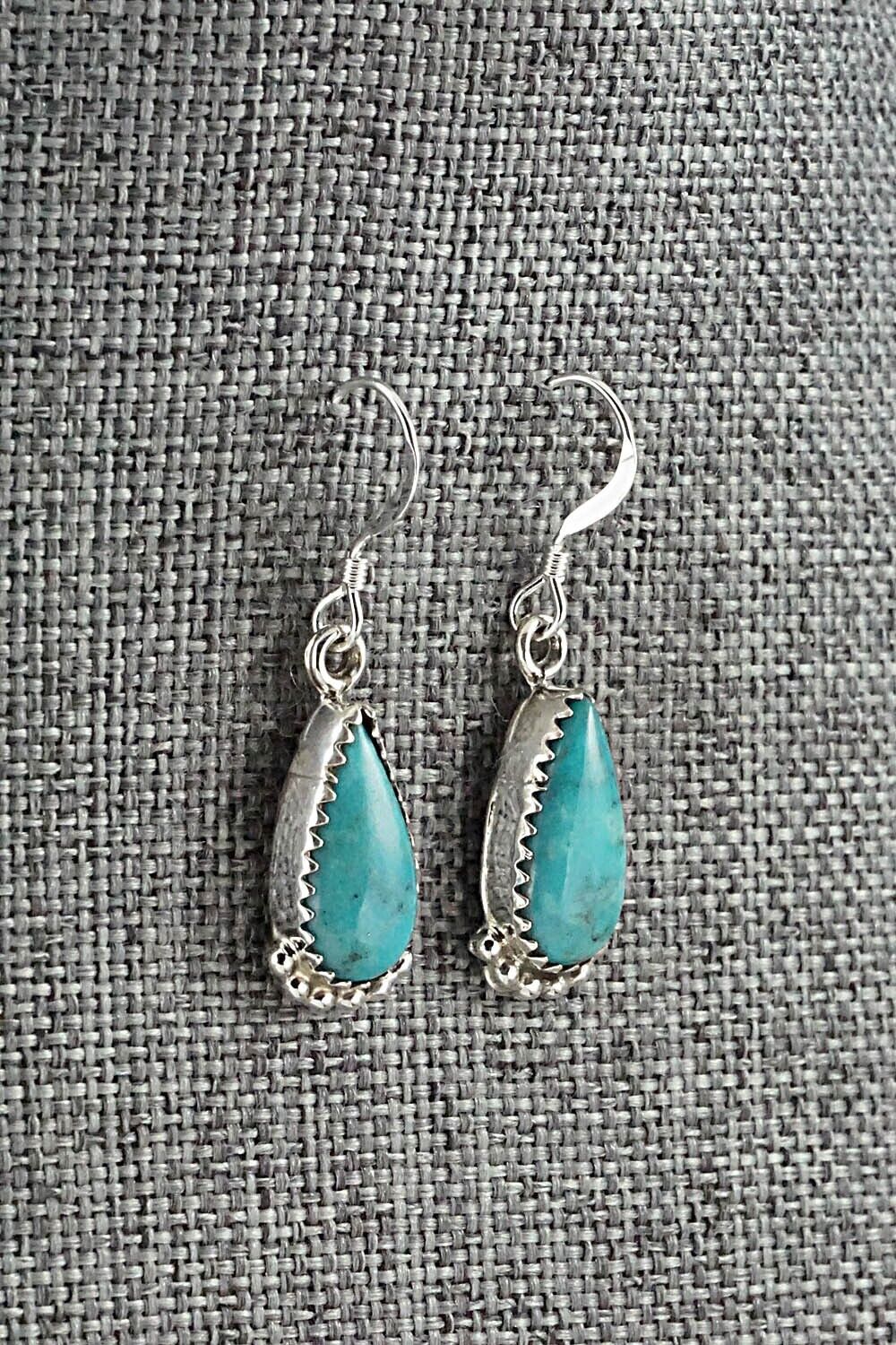 Turquoise & Sterling Silver Earrings - Emery Spencer