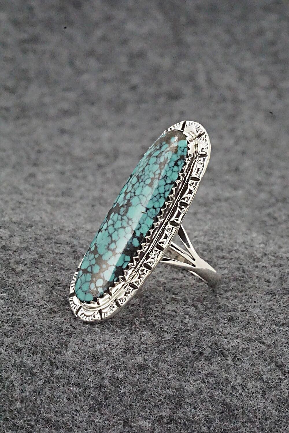 Turquoise & Sterling Silver Ring - Mike Smith - Size 7