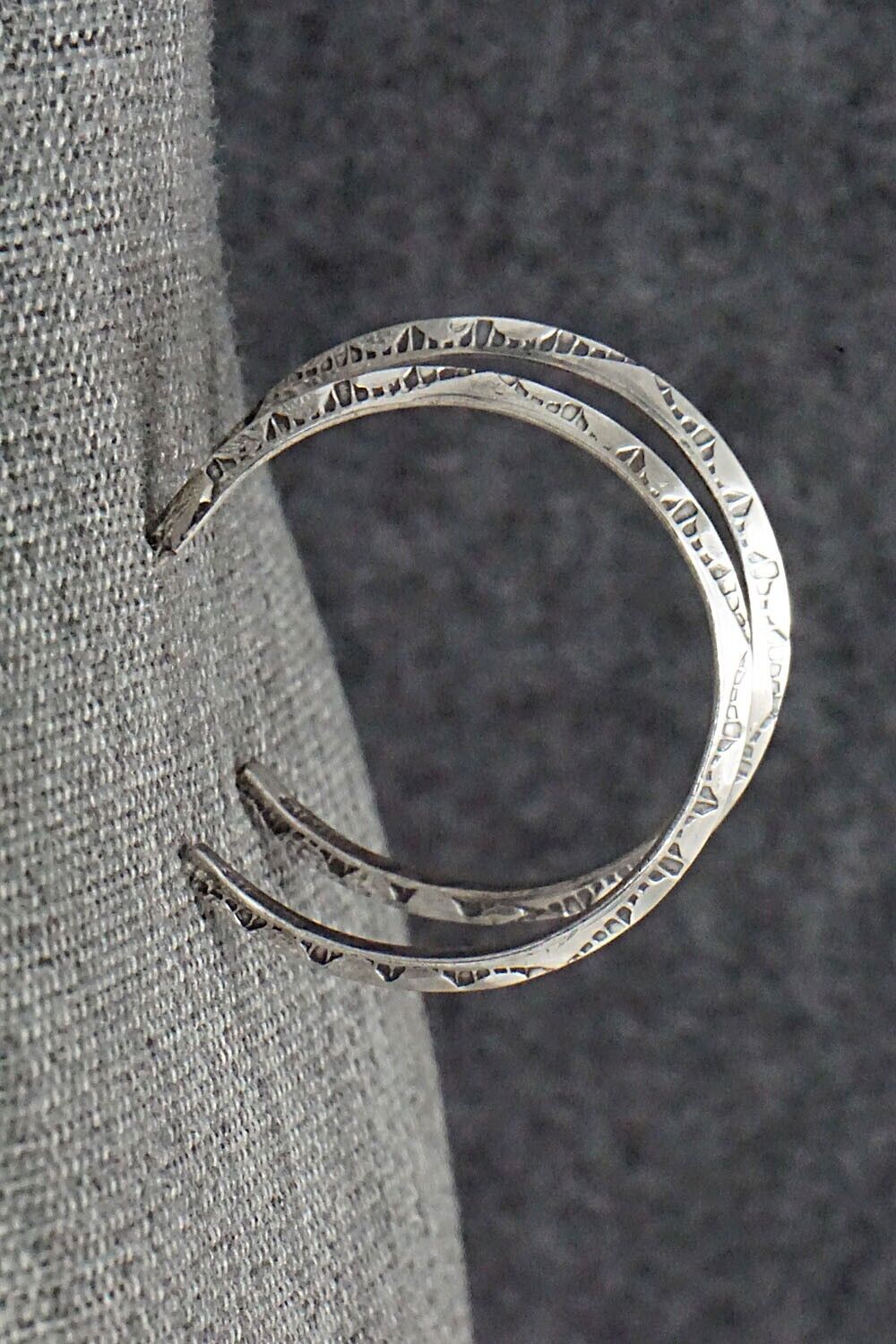 Sterling Silver Hoop Earrings - Elaine Tahe