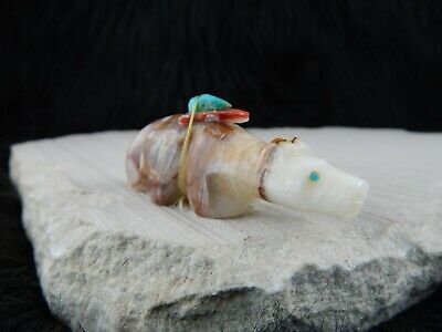 Bear Zuni Fetish Carving - Michael Mahooty - High Lonesome Trading