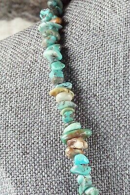 Turquoise & Sterling Silver Necklace - Navajo