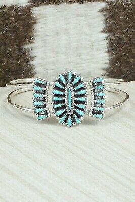 Turquoise & Sterling Silver Bracelet - Judy Wallace