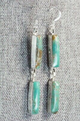 Turquoise & Sterling Silver Earrings - Irvin Tsosie