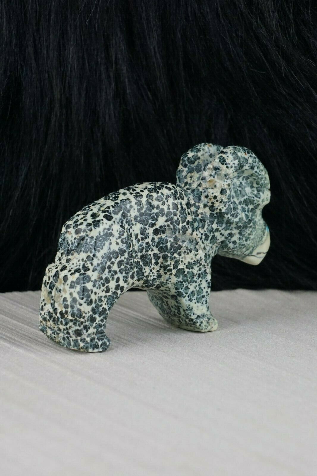 Ram Zuni Fetish Carving - Kevin Quam - High Lonesome Trading